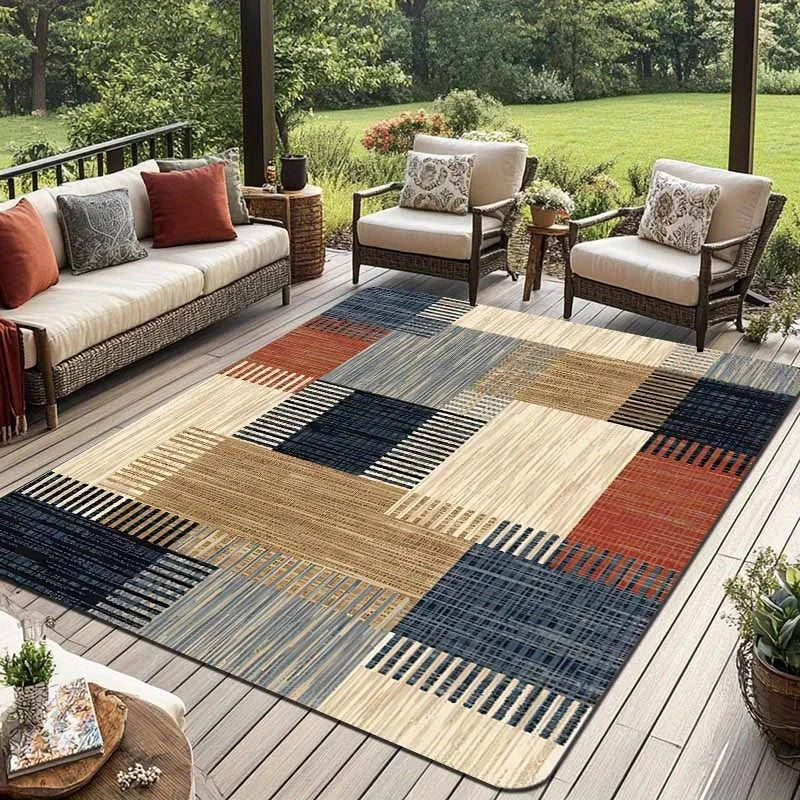 Modern Geometric Outdoor Area Rug