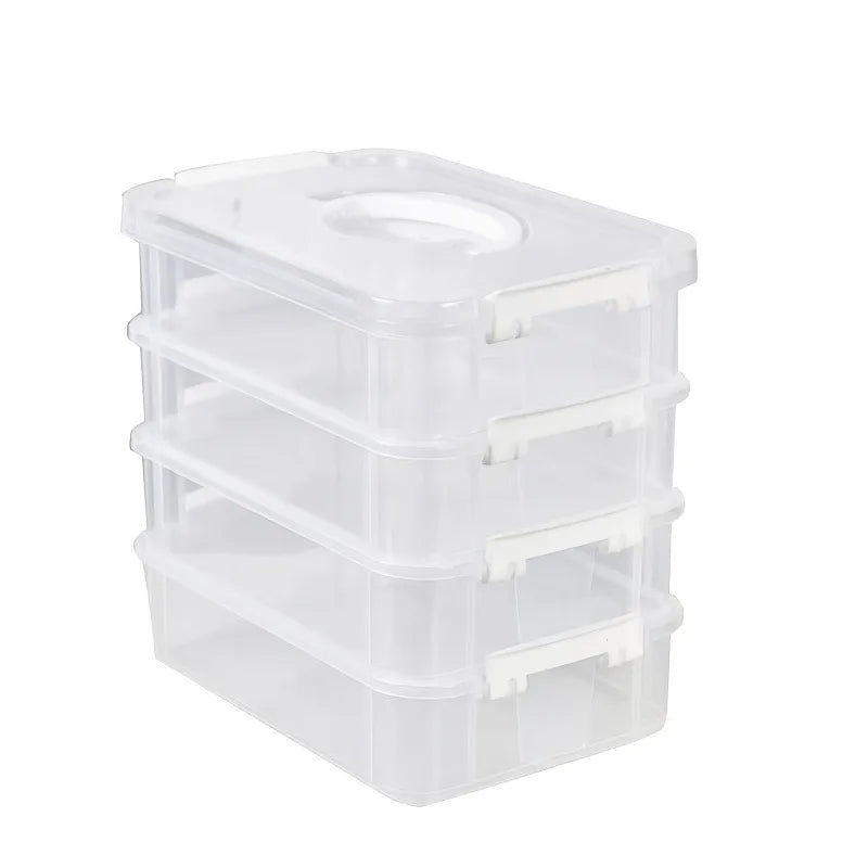 4-Tier Stackable Storage Box