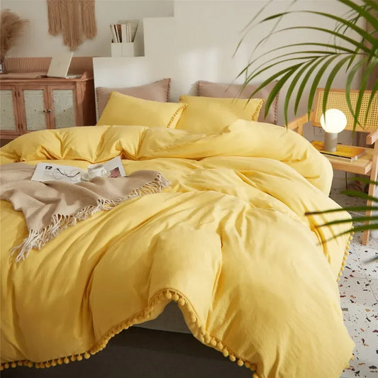 Soft Washed Duvet Cover Set