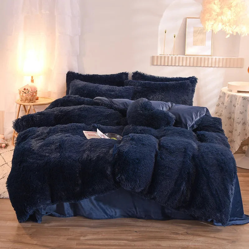 Luxury Plush Duvet Cover Set
