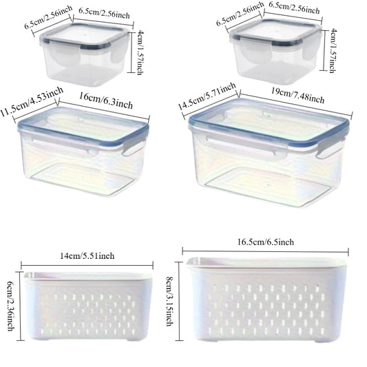6-Piece Sealed Food Storage Container Set