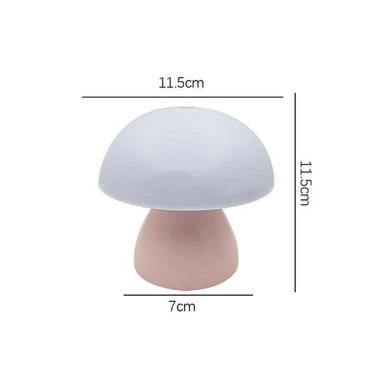Rechargeable Mushroom LED Touch Night Light