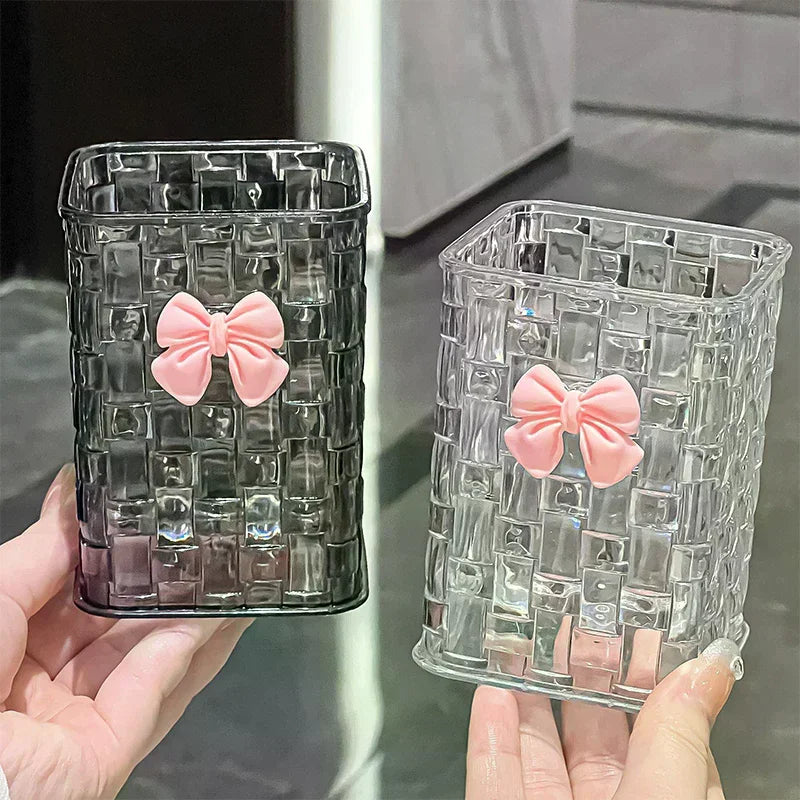 Desktop Pen Holder with Storage Basket