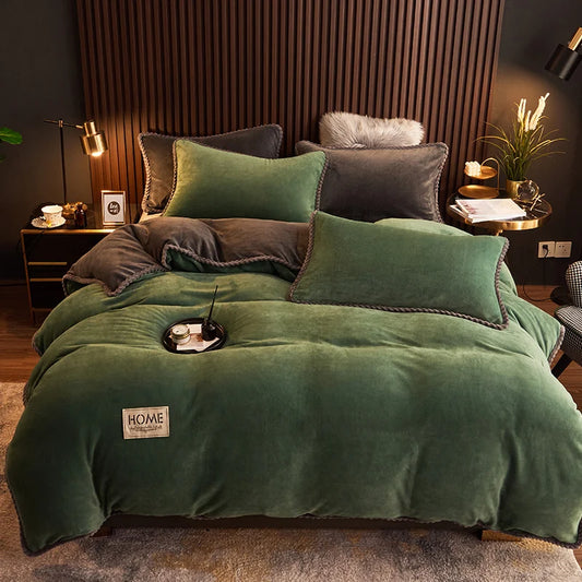 Plush Velvet Duvet Cover