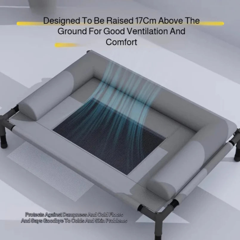 Breathable Waterproof Raised Dog & Cat Bed