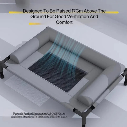 Breathable Waterproof Raised Dog & Cat Bed