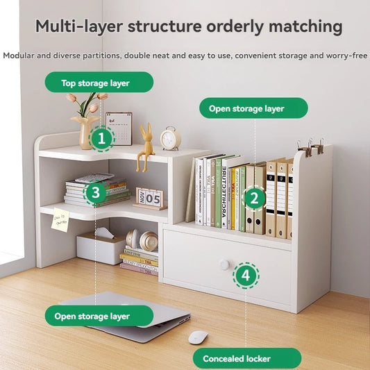Expandable Desktop Bookshelf