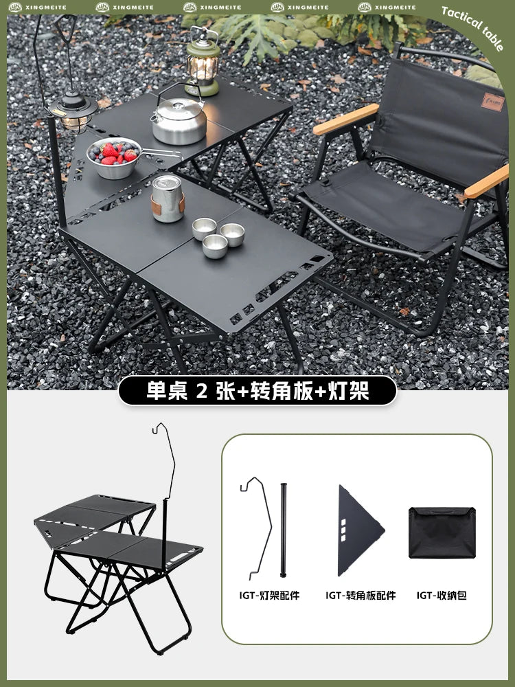 Outdoor Fire Pit Dining Table for Patio