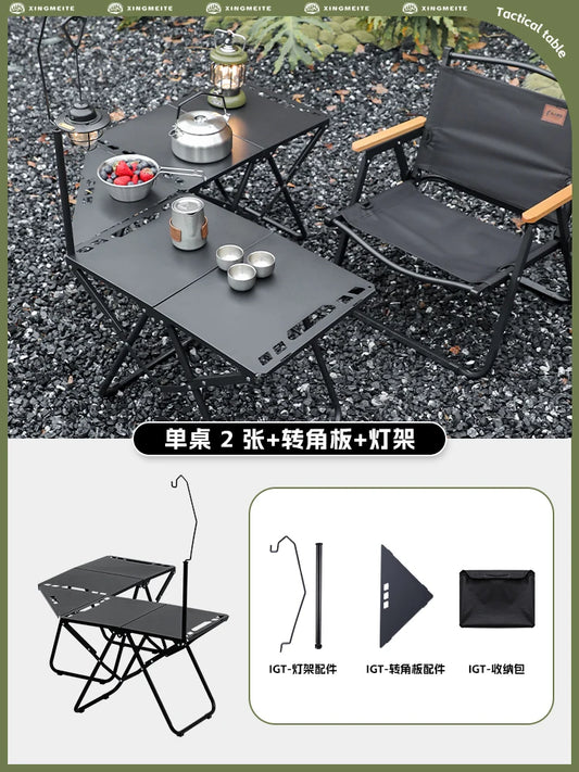 Outdoor Fire Pit Dining Table for Patio