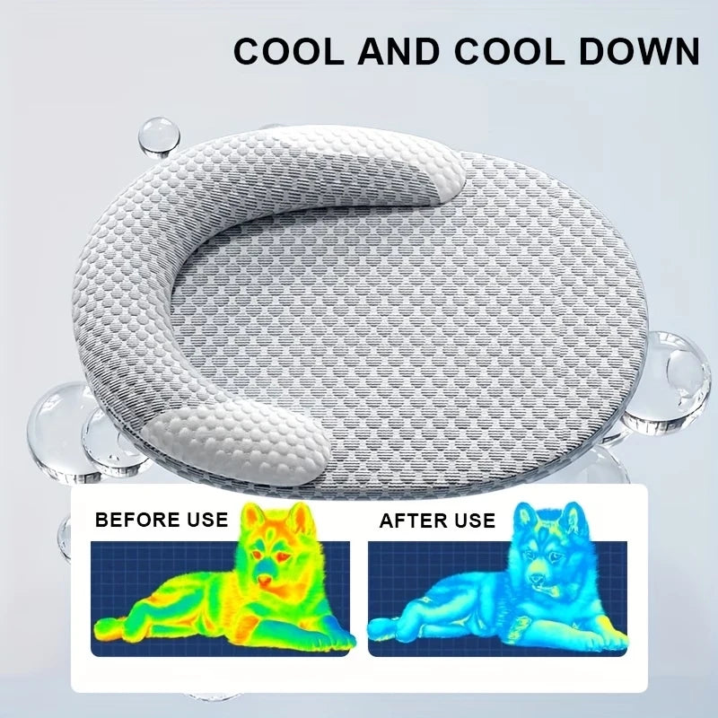 Cooling Ice Silk Pet Bed