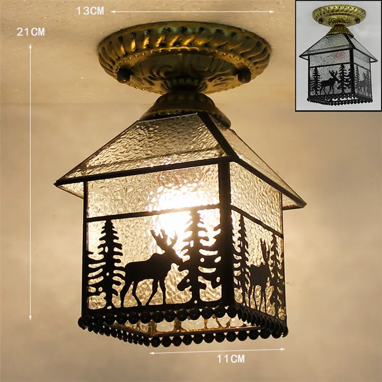 Glass Ceiling Light