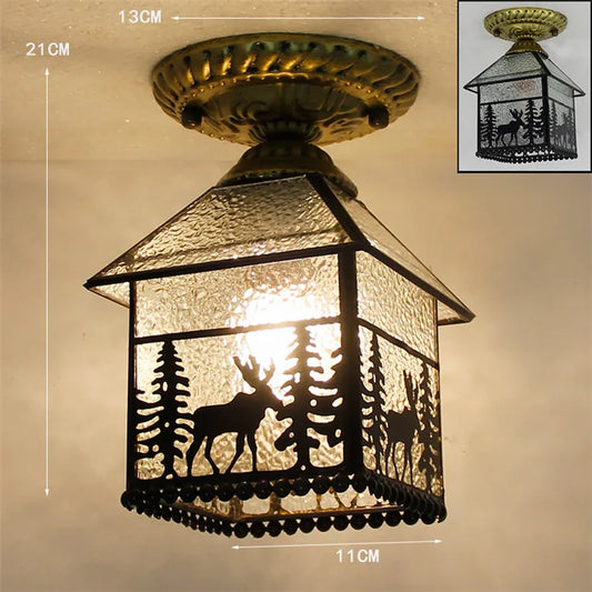 Glass Ceiling Light