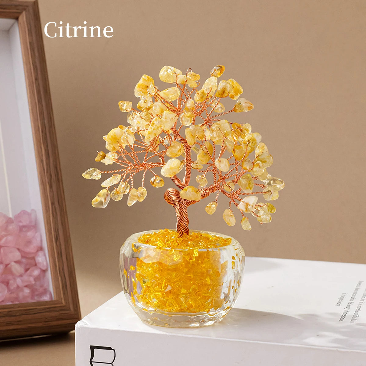 Natural Crystal Money Tree Ornament