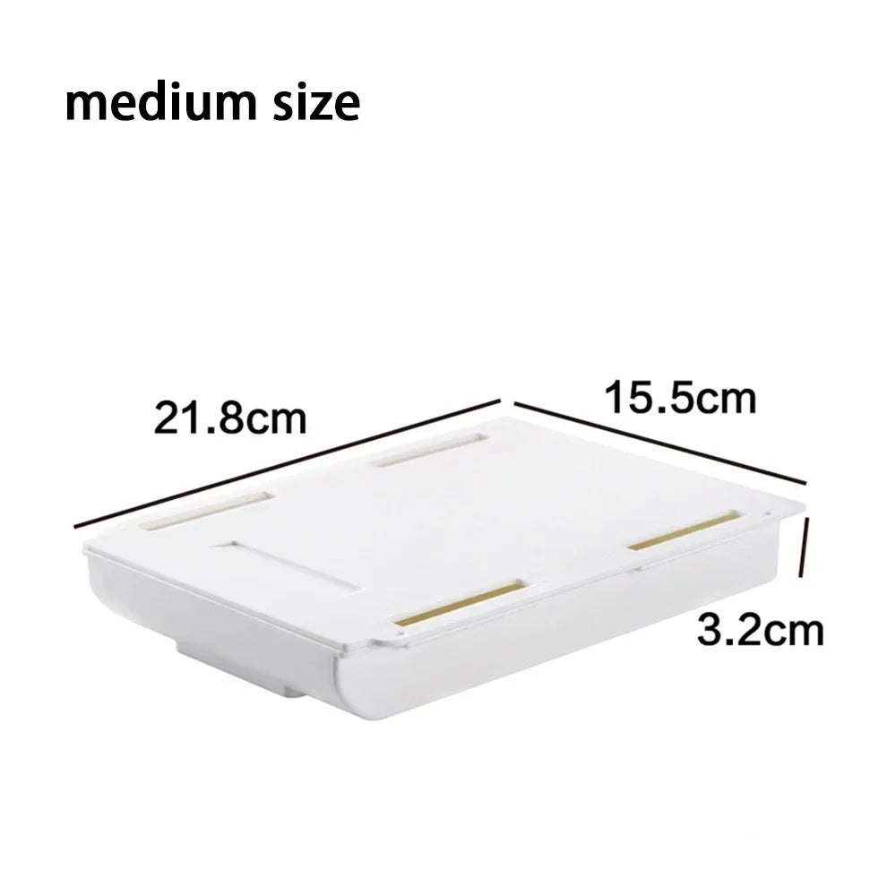 Hidden Under Desk Drawer Organizer