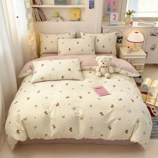 100% Cotton Cartoon Duvet Cover Set