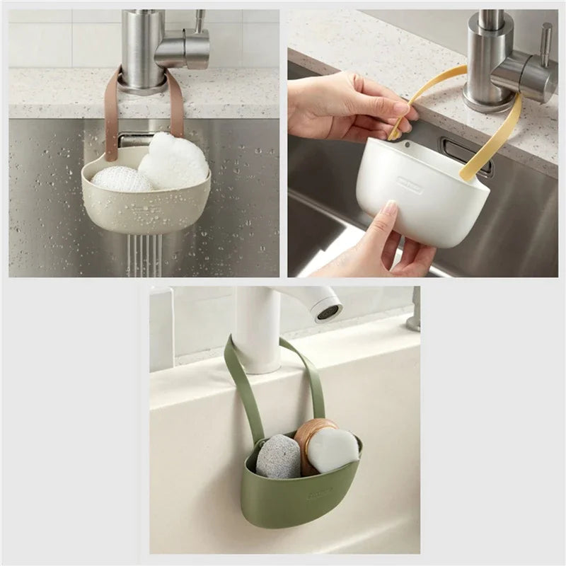 Faucet Hanging Sponge & Soap Holder