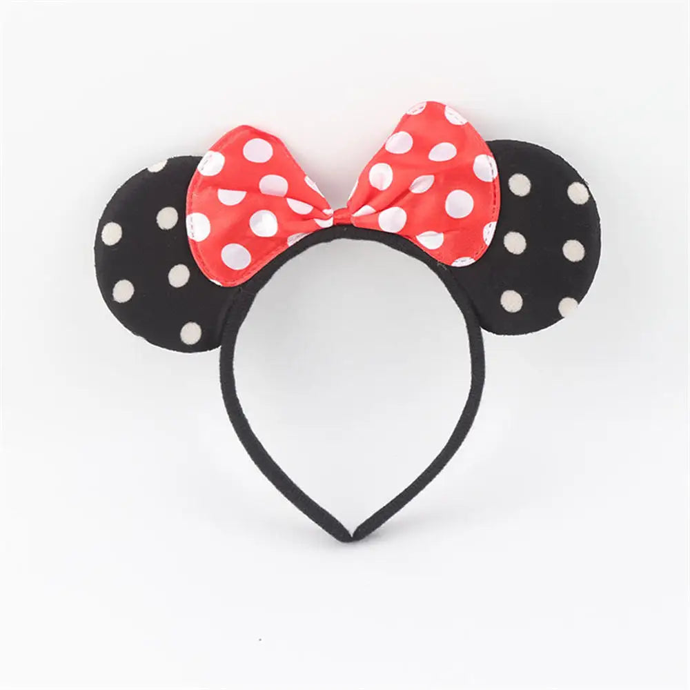 Minnie Mouse Ears Sequin Headband