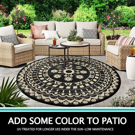 Reversible Waterproof Patio & Camping Mat