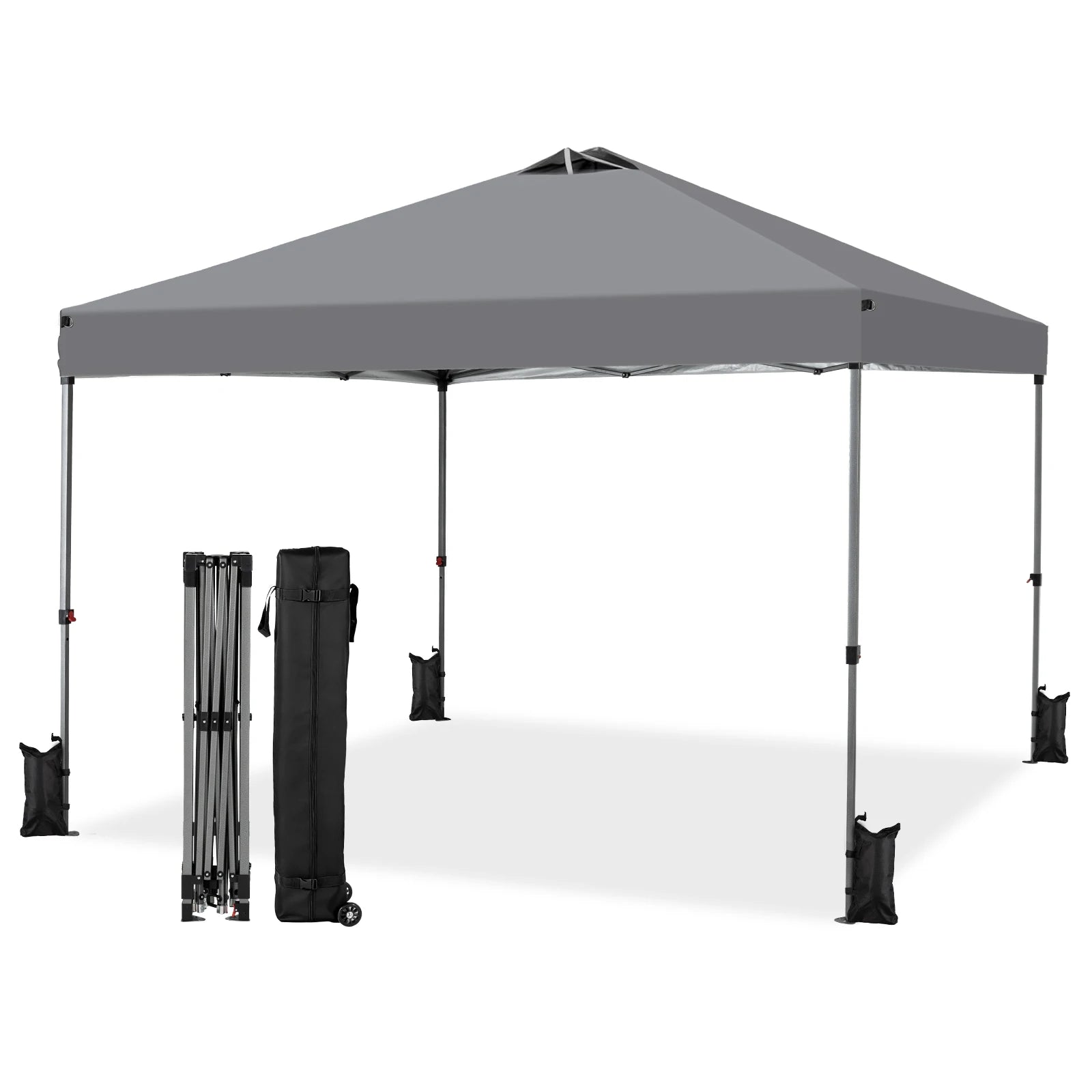 Pop-Up Canopy Tent with Rolling Carry Bag