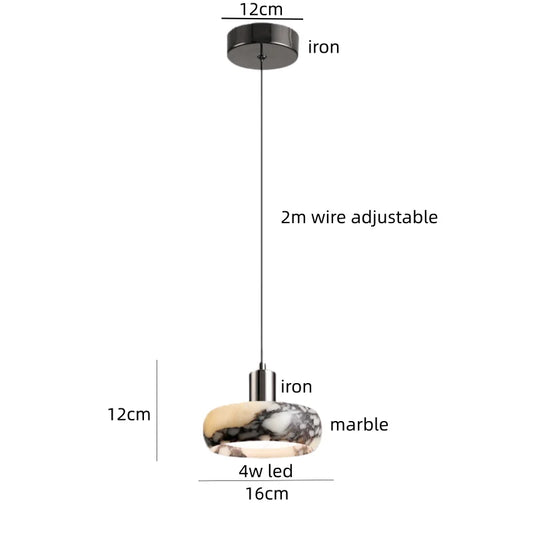 Marble Pendant Light