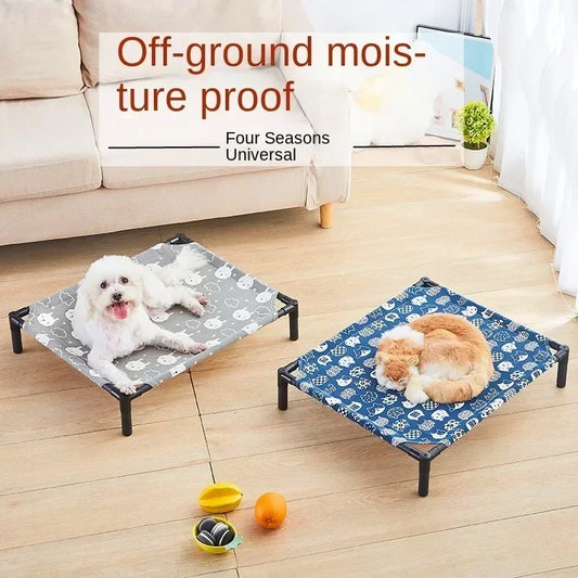 Elevated Folding Pet Bed for Dogs & Cats