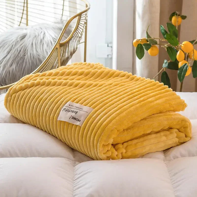 Warm Plaid Bed & Sofa Blanket
