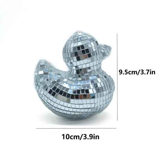 Disco Mirror Duck Decorative Ornament