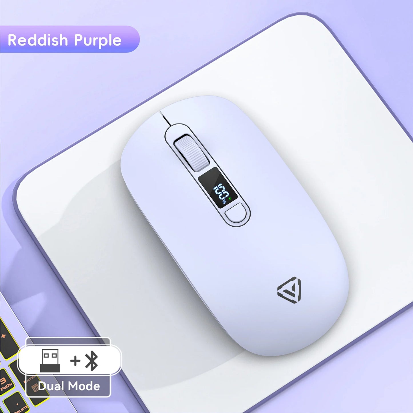 Rechargeable Dual Mode 2.4G Silent Mouse