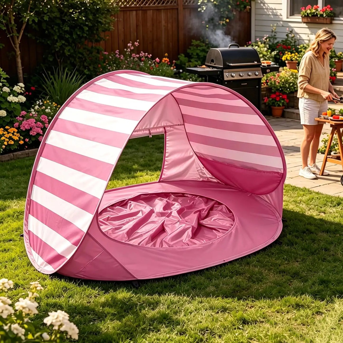 Foldable Pop-Up Sun Shelter
