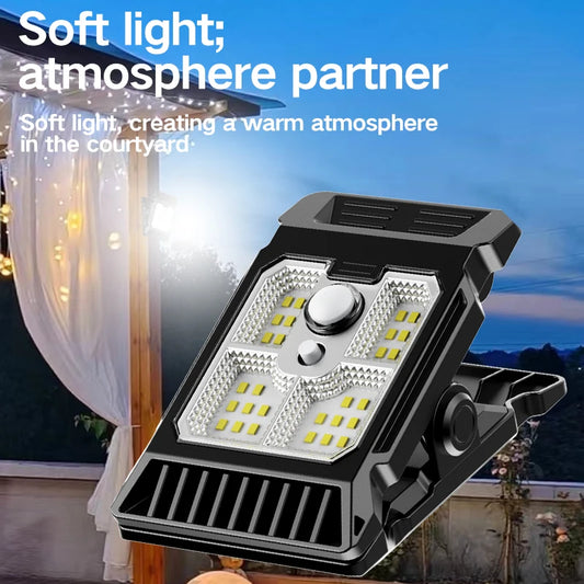 Solar Motion Sensor Clip Light