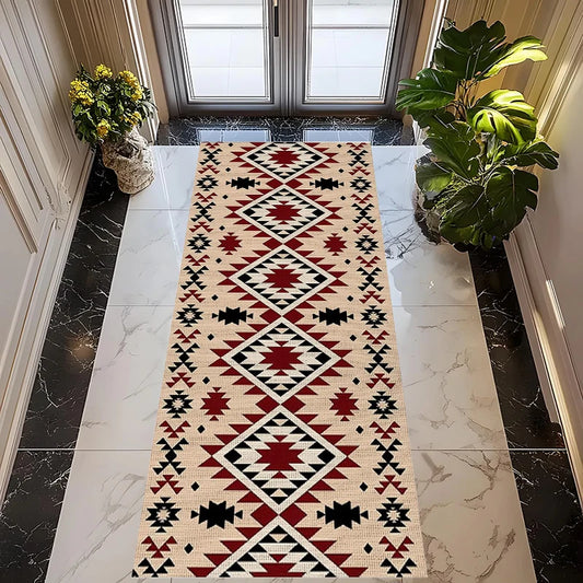 Bohemian Geometric Runner Rug
