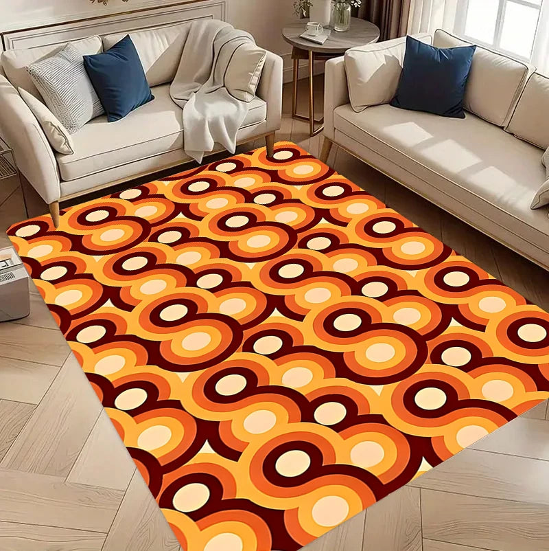 Classic Vintage Geometric Non-Slip Area Rug