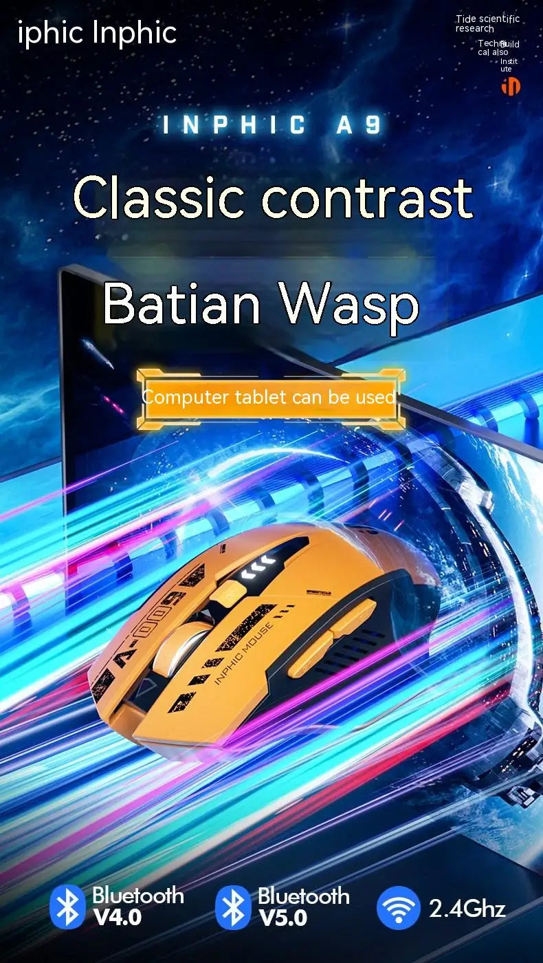 Inphic A9 Wireless Bluetooth Gaming Mouse