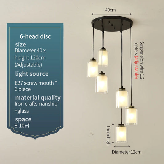 Luxury Staircase & Dining Room Ceiling Light