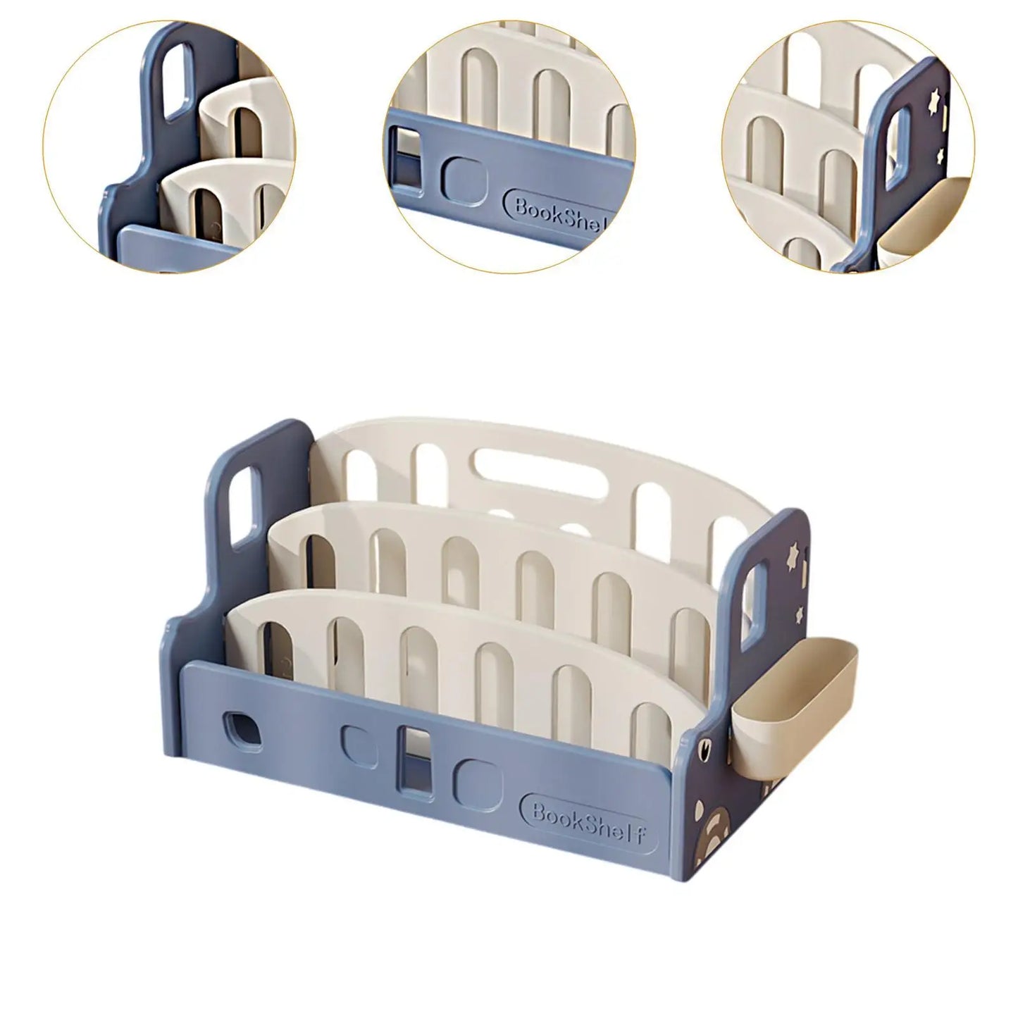 Easy-Reach Book Display Bookshelf