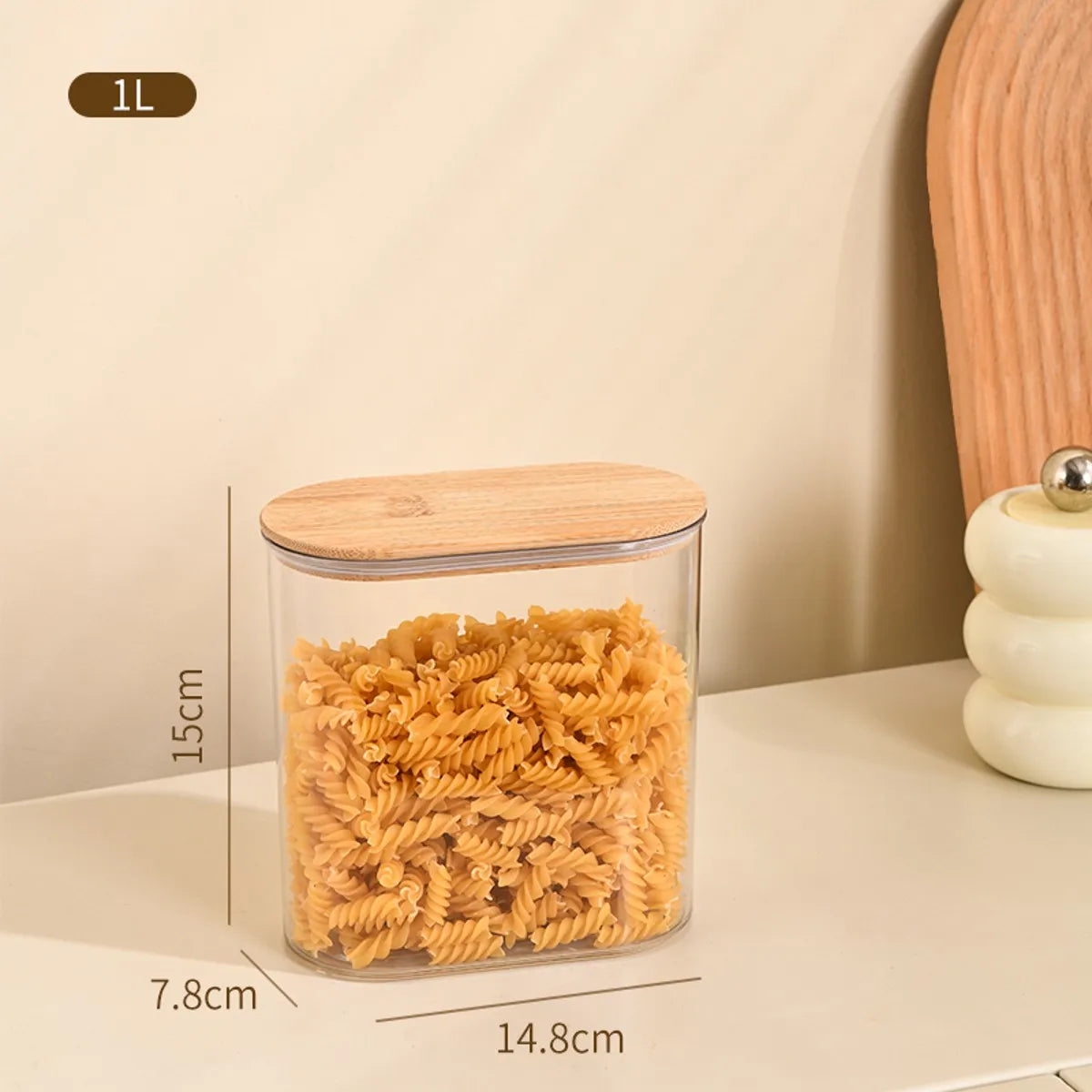 Clear Pantry Organizer Jars
