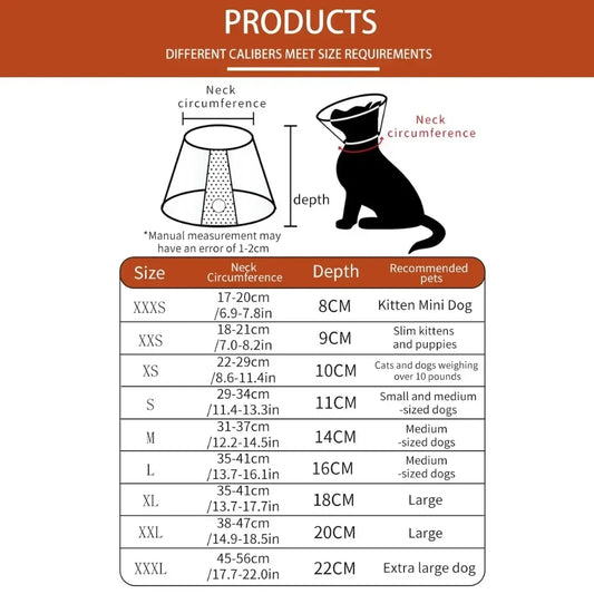 Pet Recovery Cone Collar