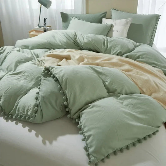 Soft Washed Duvet Cover Set