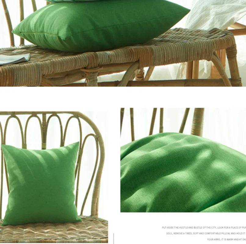 Tropical Palm Leaf Outdoor Cushion Cover