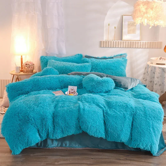 Luxury Plush Duvet Cover Set