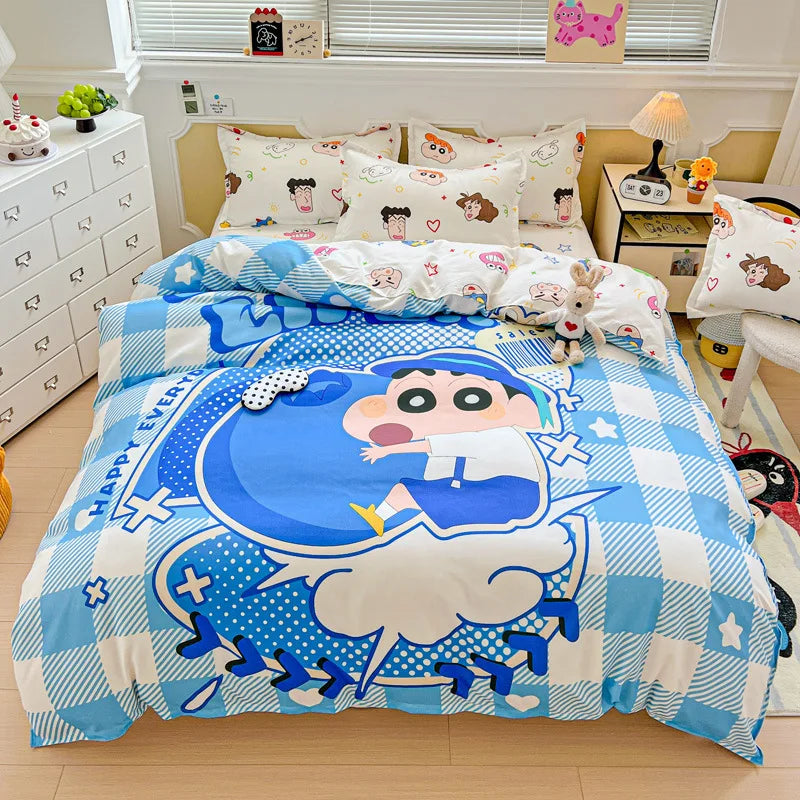 Cartoon Anime Duvet Cover Set