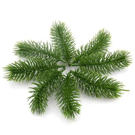 Artificial Pine Branches Greenery Decor Stems