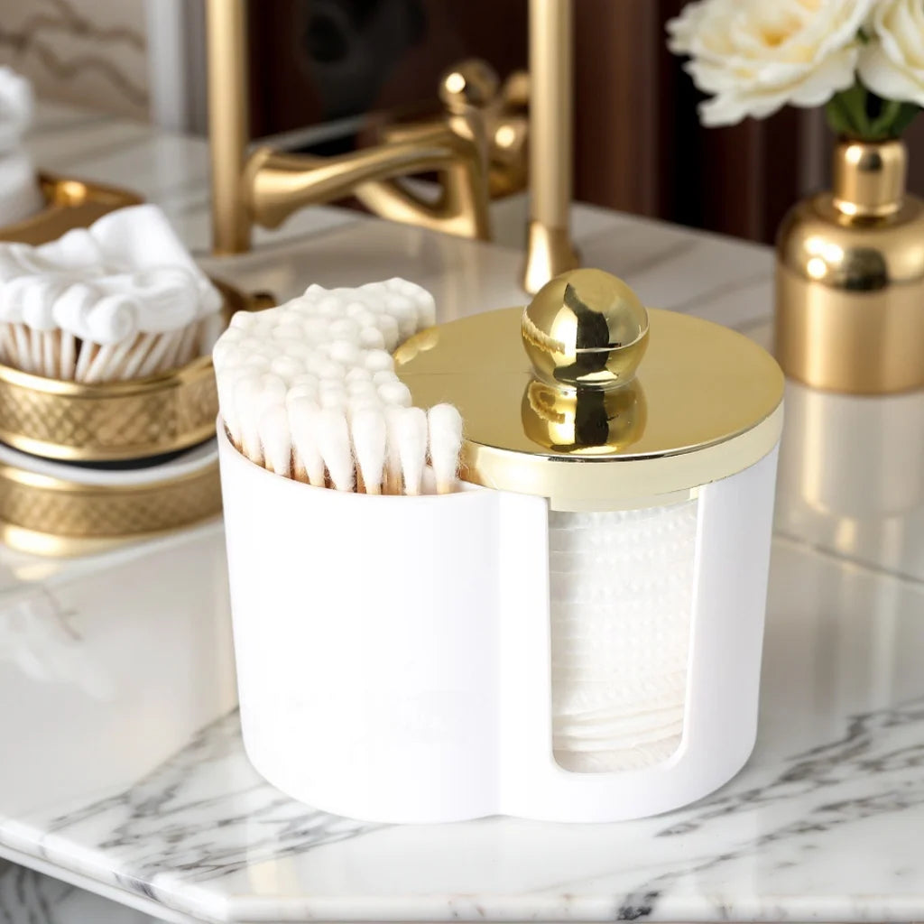 Clear Bathroom Vanity Organizer – Qtip Holder