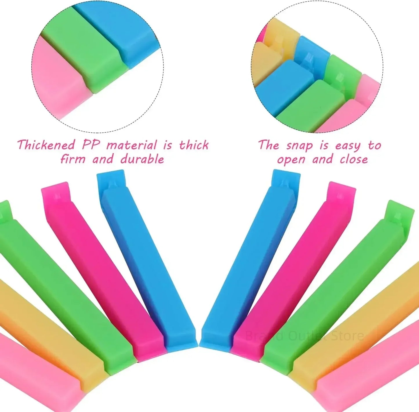 Reusable Food Bag Sealing Clips