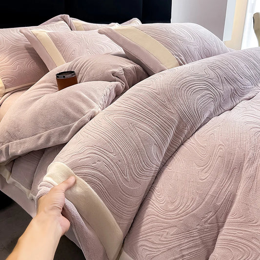 Luxury Milk Velvet Duvet Cover Set
