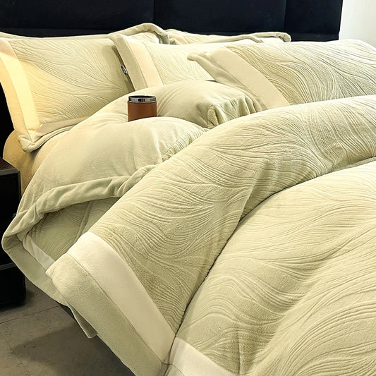 Luxury Milk Velvet Duvet Cover Set