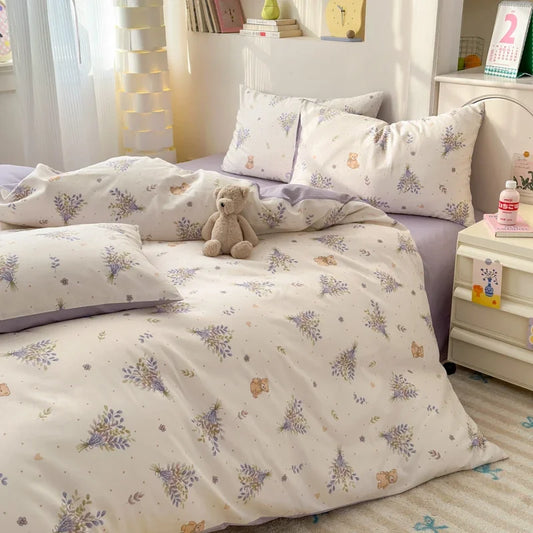 100% Cotton Cartoon Duvet Cover Set