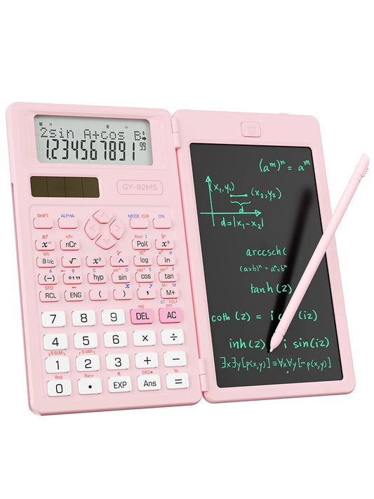 Scientific Calculator with Writing Tablet Foldable