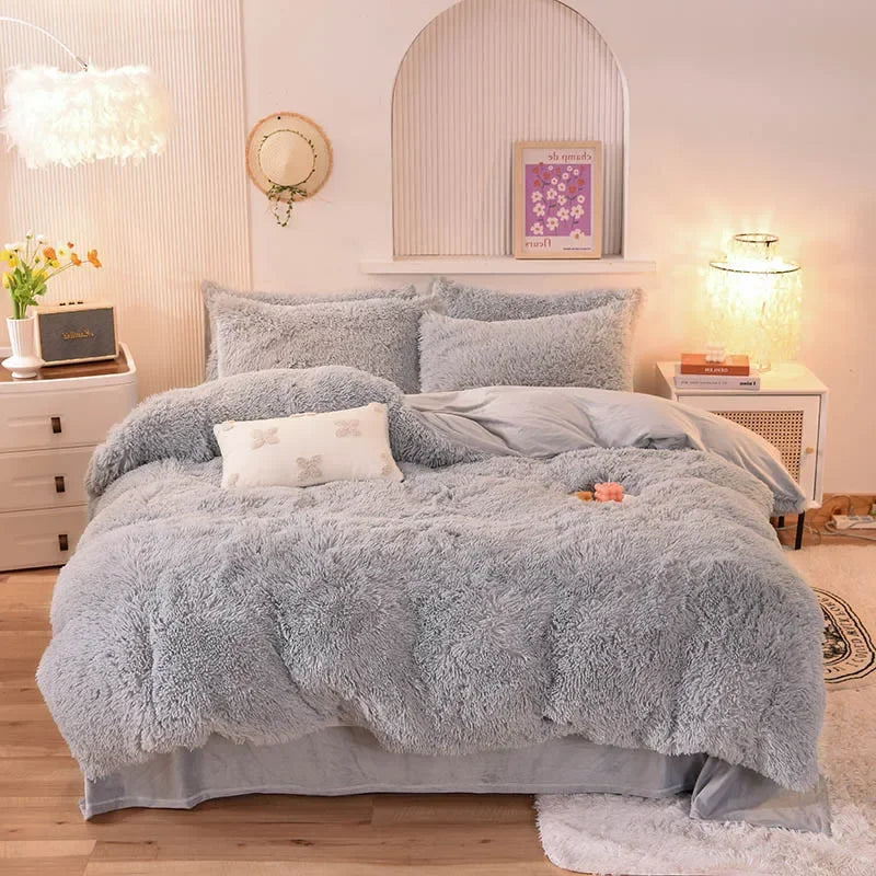 Luxury Plush Duvet Cover Set
