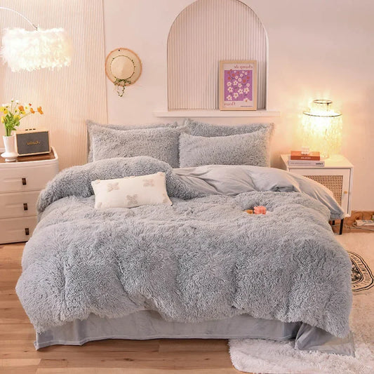 Luxury Plush Duvet Cover Set